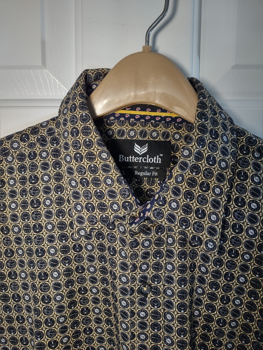 Buttercloth Robert Herjavec vehicle dials button-down Shirt - Picture 3 of 13